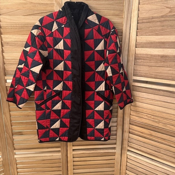 ETOILE ISABEL MARANT Enid reversible quilted cotton coat Size 36 - Picture 3 of 14